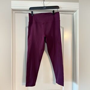 girlfriend collective Plum/Wine High-Waist Leggings